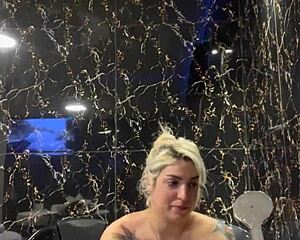Get a jacuzzi session with sexy blonde
