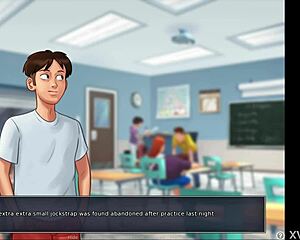 Wow! Making Out with French Teacher in Summertime Saga 45! Hot Milf Roleplay with Big Tits in College Game!
