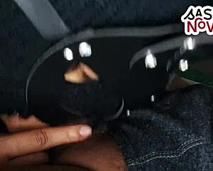 A very young college girl from India gives sensual homemade oral pleasure