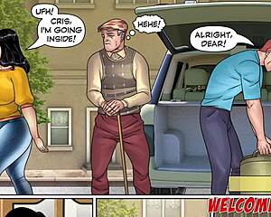 pops the old pervert sneaks in as unwelcome guest