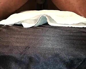 Ebony woman tied up feels immortal squirting orgasm