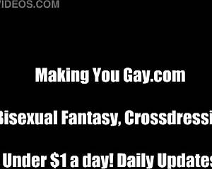 I won't be the one getting fucked tonight with bisexual femdom toys