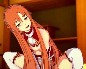 Asuna Has Unplanned Sex In Village Room Pov