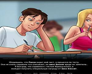 summertimesaga - fucked french teacher e2 31, uncensored hentai anime with teen 18+ european fucking.