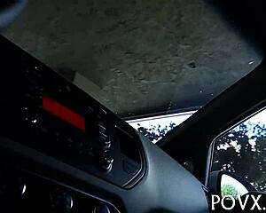 Hot Jodi Taylor Sucks Cock Doggystyle POV