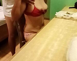 I Witnessed the Cheating Mistress Moan During Shaved Pussy Creampie Sex