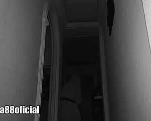 Is that ghost babe caught on camera at the Halloween party?