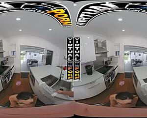 virtual porn featuring dirty dish scene with madi laine