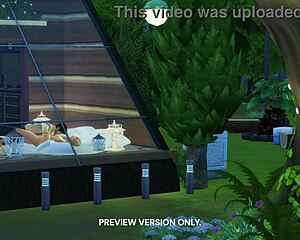 I explore Scarlet J in rough 3D hentai cabin