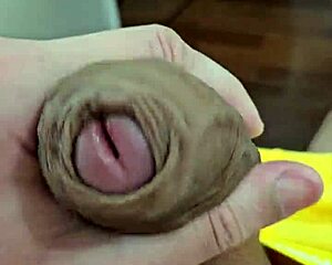 Novinho batendo punheta