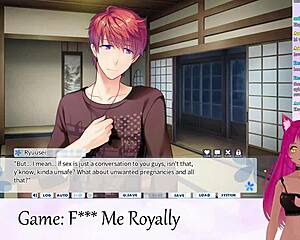 Vtuber Plays F Me Royally Part 1 With Kissing Scenes