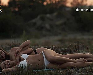 Stunning Lesbian Action on the Grass, Don’t Miss!