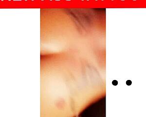 npleasures bends over to display new ass tattoo