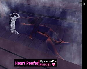 At the sauna, things heat up