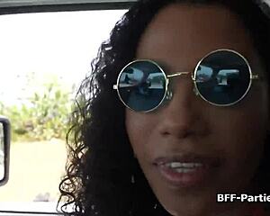 Peace, love, and sharing: I get a double blowjob from hippie hitchhikers