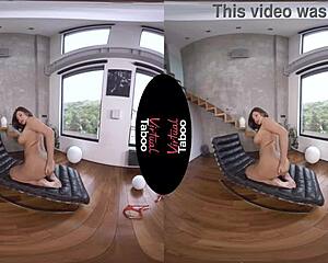 Virtual Taboo: Anna Polina's Big Tits And Ass In POV Masturbation Orgasm!