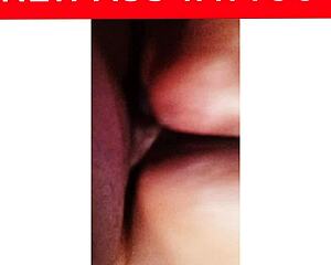 npleasures bends over to display new ass tattoo