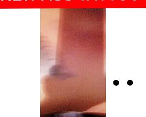 npleasures bends over to display new ass tattoo