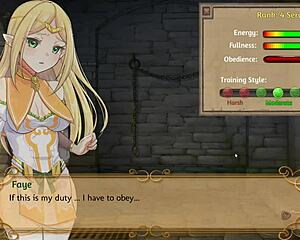 This anime porn game teaches Faye in Elven Conquest from my playstyle