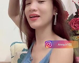 Anna k102 shows her chest on instagram casually