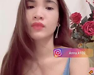 Anna k102 shows her chest on instagram casually