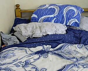 Having fun alone with shaved pussy fingering and anal play?