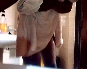 Steamy shower session with seductive soaping up with Kuzy