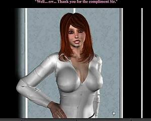 Hrajeme taru 2 konec 19 s velkými kozy brunetkou zrzavou