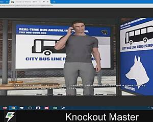 Dominant men take on martial arts master in free game visual novel