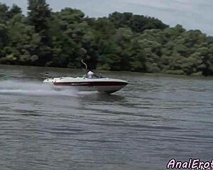 Buttfucked Eurobabe Rides Cock Outdoors