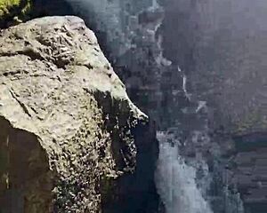 Teen Latina gets fucked in river jungle