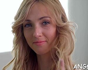 Gorgeous Minerva Gets Her Pussy Fingered Hard