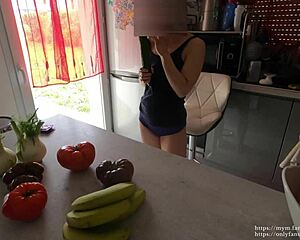Cucumber insertion and sexy chat by Dazzlingfacegirl's first cucumber insertion and sexual chat