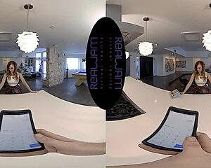 Redhead star with big tits in pov hardcore