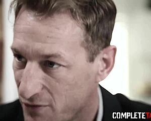 Taboo Stepdaughter Joins Threesome