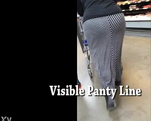 jeans-clad ass watched in voyeur denim adventure