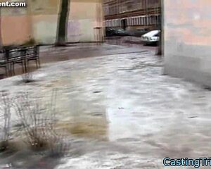 i pound this eurobabe doggystyle in the casting session