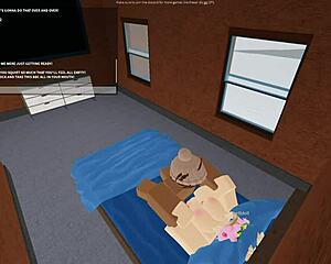 she's a blonde slut bent over for doggystyle blowjob and riding big black cock