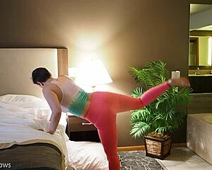 Cute girlfriend teaches friend about shaved pussy fetish