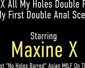 Maxine, the milf with big tits, gets doggystyled by Richard Mann with dirty talk.