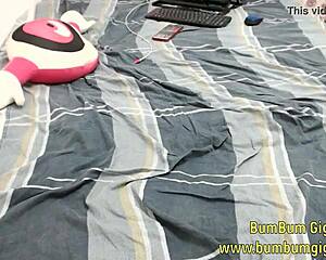 brazilian wife strips and cums online