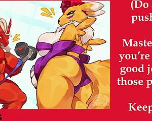 Delve into a deep dive research of Blaziken mating dance following immersive joi experience