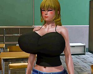 dragon maid lucoa with huge tits bouncing wild in honey select