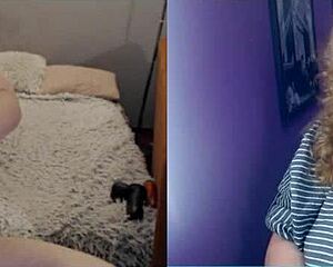 Mother in law bbw shows big ass on video chat