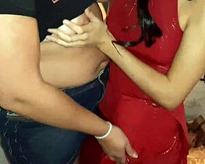 While The Guests Were Sitting At The Table The Girl And I Fucked Outside The Door - Lesbian Illusion Girls