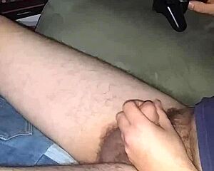 Jerking Hard Wishing Someone Would Fill My Butthole