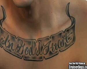 Man, I’m watchin this tattoo thug jack off to gay climax!