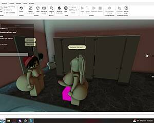 Slut Gets Pregnant in Roblox by Futa