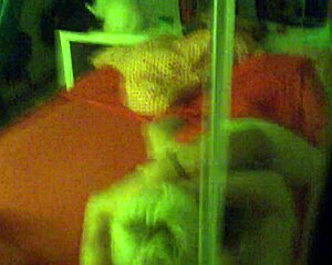 Caught red-handed: Roommate in dorm in blonde roommate's cheating roommate