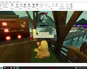 Slut Gets Pregnant in Roblox by Futa